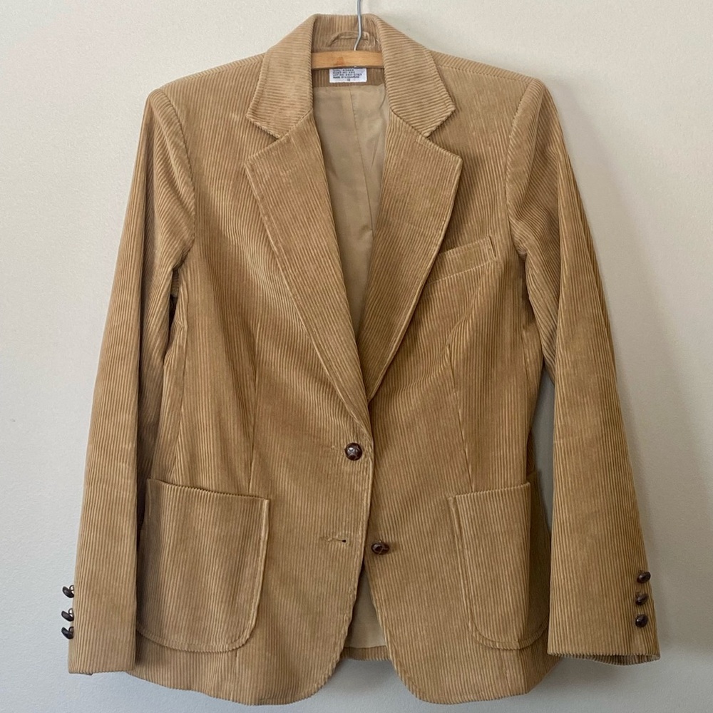 Corduroy Tan Blazer Size 10